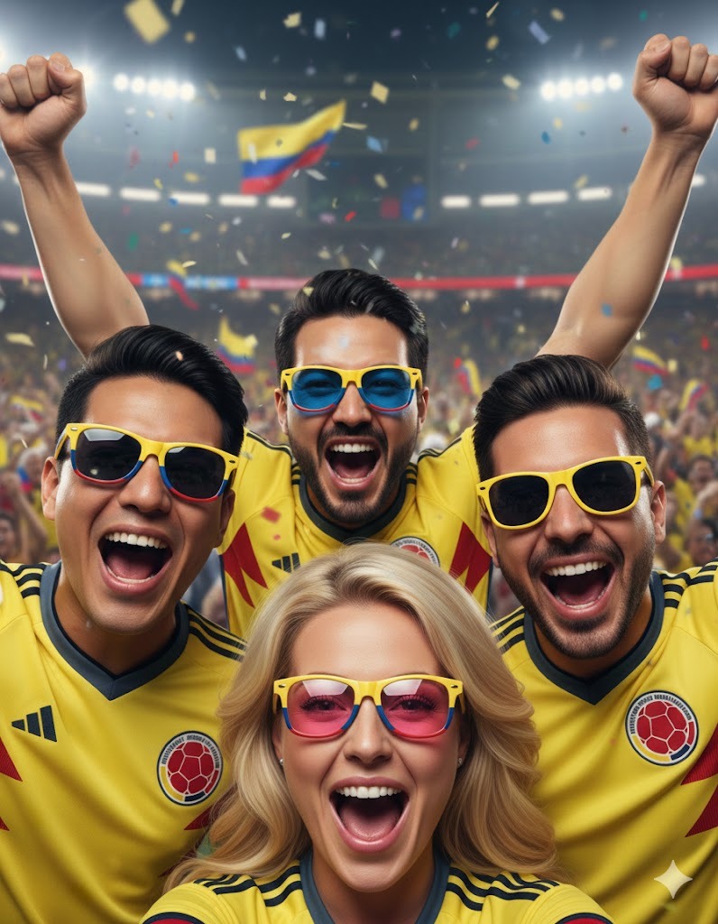 Vista 5 de TNS10T GAFAS COLOMBIA STYLE 2026 - COLOR LENTE: NEGRO